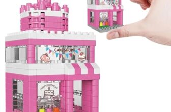 SUPER TOY 228 Pcs Mini Cake Bakery Building Block 3D Stack Brick Shop Educational Toy for Kids 5-15 Years, Boys & Girls Birthday Gifts