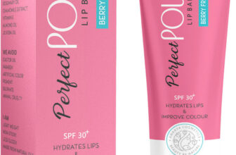 anaaya Perfect Pout Lip Balm SPF 30 Enriched with Shea and Cocoa Butter Berry Fruit Berry Fruit(Pack of: 1, 10 g)
