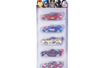 Marvel GO Collection | 5-Pack| Marvel’s Iron Man, Captain America, Ant-Man, Miles Morales and Thanos | 1:64 Diecast Toy Cars | Ages 3 and Up | Collect Them All