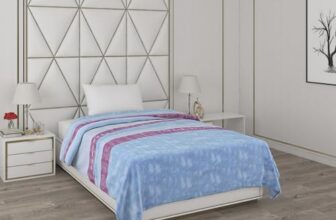 Monte Carlo Relation (575 GSM) Luxury 1 Ply Single Bed Blanket for Mild Winter Size (1.50 m x 2.20 m) 1.9 KG