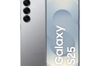 Samsung Galaxy S25 5G Smartphone with Galaxy AI (Silver Shadow, 12GB RAM, 256GB Storage), Snapdragon 8 Elite, 50 MP Camera with ProVisual Engine and 4000mAh Battery