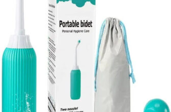 LUXEHOME Portable Retractable Travel Bidet with Bag/2 Nozzles Manual Bidets Manual Bidets(green)