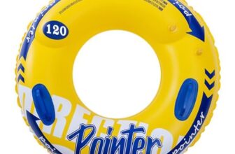 Cockatoo TR02-Inflatable Medium PVC Tube Ring, Swimming Tube Ring for Men & Women, Yellow