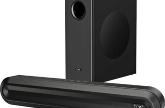 boAt Aavante 2.1 300 40 W Bluetooth Home Audio Speaker(Premium Black, 2.1 Channel)