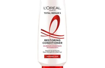 L’Oreal Paris Total Repair 5 Conditioner For Damaged and Weak Hair Powered by Keratin XS Technology,175ml