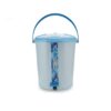 Nayasa Army Pedal Bin- 11.5 Ltrs | Dustbin with Lid | Garbage Waste Bin with Handle | For Kitchen – Bathroom | Strong & Durable | Blue