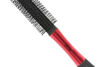 Vega Round Brush, 95 G, Black