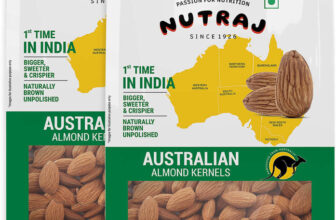 Nutraj Australian Almond 1 Kg (500g X 2), Australian Badam 1 Kg, Dry Fruits Almonds(2 x 0.5 kg)