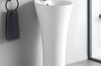 clayplus EXCLUSIVE TM SERIES’S PREMIUM PEDESTAL WASH BASIN Pedestal Basin(GLOSSY WHITE)