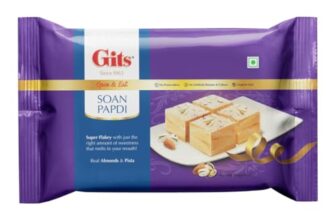 Gits Open & Eat Soanpapdi Ready to Eat Indian Dessert, 400g
