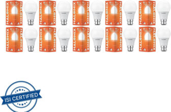 HALONIX 10 W Basic Round B22 LED Bulb(White, Pack of 10)