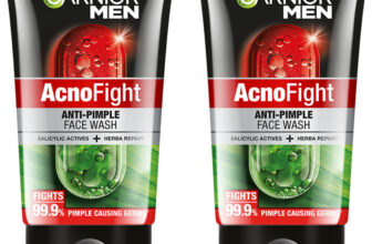 Garnier Men Acno Fight, Salicylic Acid, Repairs Skin & Balances Oils, Anti-Pimple Face Wash(300 g)