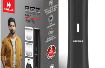 HAVELLS GS6109 Trimmer 90 min  Runtime 13 Length Settings(Black)