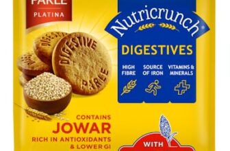 Parle Nutricrunch Classic Wheat Flour Digestive Cookies, 1000 Gram