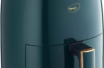 Pigeon Healthifry Digital with 360 High Speed Air Circulation Technology 1200 W with Non-Stick Basket – Green Air Fryer(4.2 L)