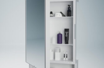 Citrine Strong and Heavy Rich Look Storage Cabinet with Mirror White Wall Shelf Bathroom Mirror(Rectangle Finish : Glossy)