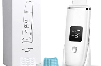 Veentus Ultrasonic Blackhead Removal Machine | Facial Skin Scrubber – Deep Cleansing, Lifting, Moisturizing Shovel Black Head Remover Tool, Comedone and Pore Cleaning Machine (Multicolor)