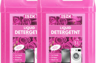 ISZK Liquid Detergent 10L Ultra Wash | Front Load & Top Load Machine | Rose Liquid Detergent(2 x 5000 ml)