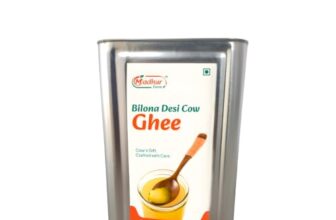 Madhur Farm Bilona Desi Cow Ghee, Pure Clarified Butter (15L)