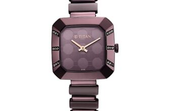 Titan Glitz Purple Dial Purple Bimetal Strap Watch for Women – NS95208QD01