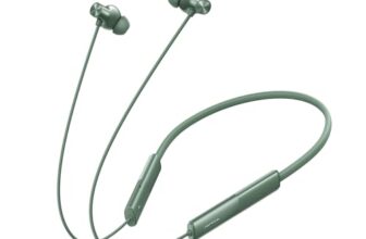 realme Buds Wireless 3 Neo in Ear Bluetooth Neckband with 13.4 Mm Dynamic Bass Boost Driver,Upto 32 Hours Playback,Fast Charge,Ai Enc,45Ms Low Latency,Ip55 Dust&Water Resistannt&Bluetooth V 5.4 Green