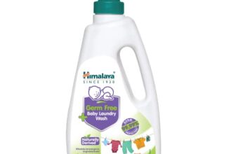 Himalaya Germ Free Baby Laundry Detergent Liquid 1 L (Bottle) | Plant Based Cleansers & Biodegradable Ingredients | Dermatologically Tested