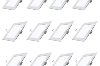 Polycab 3W LED Panel Light Scintillate Edge Slim Square Smart Offers Bright Lumination Long Lifespan No Harmful Radiation (Cool White, 6500K, 12 PCS, Cut Out: 2.55 inches)