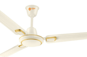 Orient Electric Ujala Air Deco BEE Star Rated with 2 Year Warranty Ultra High Speed 1200 mm Ceiling Fan(1 Star | Ivory | Pack of 1)