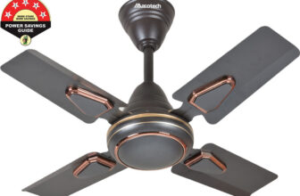 Maxotech Deco Ultra High Speed 24 Inch with 30 Months Warranty Energy Saving 600 mm Ceiling Fan(Smock Brown | Pack of 1)