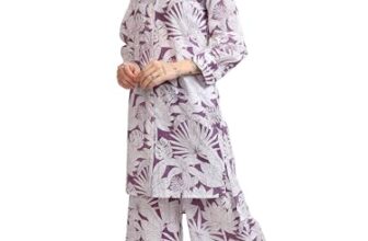 Vishudh Women Regular Fit SHIRT COLLAR CO-ORD SET VPCS000052 Pink M