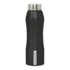 SignoraWare Oxy Coloured Stainless Steel Bottle | Airtight & Leakproof | Durable & Rust-Resistant | Easy to Carry & Clean | Ideal for Office, School, Gym, Travel & Outdoor Use (1 Ltr | Black)