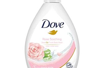 Dove Soothing Rose & Aloe Vera Body Wash for Replenished Skin, Refreshing Scent 1L