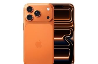 iPhone 17 Pro 512 GB: 15.93 cm (6.3″) Display with Promotion up to 120Hz, A19 Pro Chip, Breakthrough Battery Life, Pro Fusion Camera System with Center Stage Front Camera; Cosmic Orange