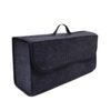 Sulfar Car Soft Storage Box Trunk Bag Travel Storage Organizer Holder Car Accessories Deep Grey
