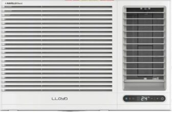 Lloyd 1.5 Ton 3 Star Fixed Speed Window Ac (Copper, White With Silver Deco Strip, GLW18C3YWSEA)