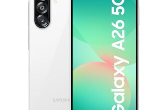 Samsung Galaxy A26 5G (Awesome White, 8GB, 128GB) | Awesome Intelligence (AI) | Circle to Search | Gemini Live | FHD+ sAMOLED Display | 50MP OIS Camera | IP67 Rated