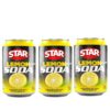 Star Lemon Salted Soda – Refreshing Carbonated Soft Drink with Tangy & Salty Twist, 300ml Can (Pack Of 3)