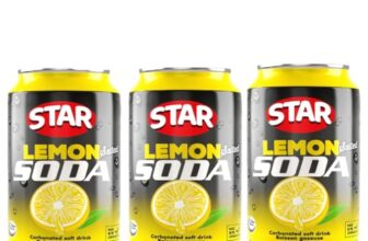 Star Lemon Salted Soda – Refreshing Carbonated Soft Drink with Tangy & Salty Twist, 300ml Can (Pack Of 3)