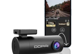 DDPAI MINI PRO Dash Cam for Car, 2K Resolution, with 3MP Camera | Emergency Accident Lock | Wi-Fi & App Control | Night Vision | 140° Wide Angle | Car Dashcam with G-Sensor | Built-in Super Capacitor