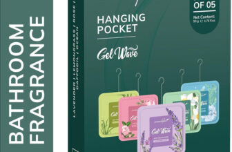 Aromahpure Gel Wave Bathroom Freshener Assorted Set of 5 Gel-Based hanging Pocket freshener Blocks GEL-WAVE(5 x 10 ml)
