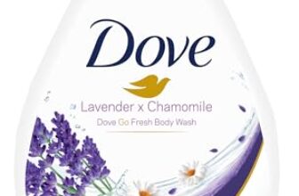 Dove Lavender & Chamomile Go Fresh Body Wash with Relaxing Floral Scent, 1L