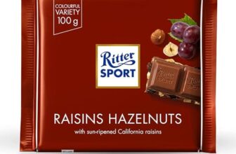 Ritter Sport Raisins & Hazelnut Milk Chocolate 100 Grams | Imported Chocolate from Germany