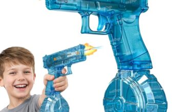 Zest 4 Toyz Holi Pichkari Water Gun for Kids Rechargeable Electric Water Gun Long Range High Pressure Spray Holi Watergun for Boys & Girls – Multicolor