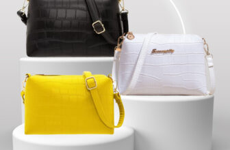 WOOD BAZAR White Sling Bag Women Croco Sling bag set of 3(Pack of 3)