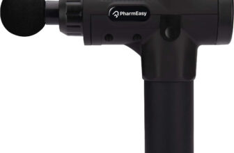PharmEasy MG-01 Percussion Pro Massage Gun Massager(Black)