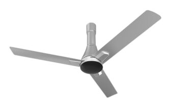 Bajaj Voittaa 1200MM BLDC Ceiling Fans For Home | BEE 5 Star Rated Energy Efficient | 100% Copper Motor | High Air Delivery | RF Remote | 2-Yr Warranty 【Silverstone & Chrome】