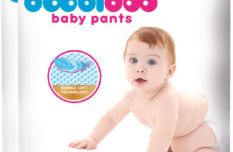 Doobidoo BabyPants Medium Size Rash Free Soft Diapers Anti-Leak Highly Absorbent 7-12Kg – M(32 Pieces)