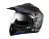 Vega Off Road D/V Gangster Dull Black M.Blue Helmet-M
