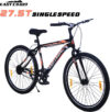 EAST COAST City MTB Cycle/Bike 27.5 T Mountain Cycle 27.5 T (inch) Road Cycle(Single Speed, Black, Rigid)