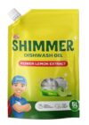 Shimmer Dishwash Gel – 5L Family Pack | Powerful Lemon Action for Tough Grease | Long-Lasting Fragrance | Safe on Hands | Value Refill Pack | Dishwasher Safe